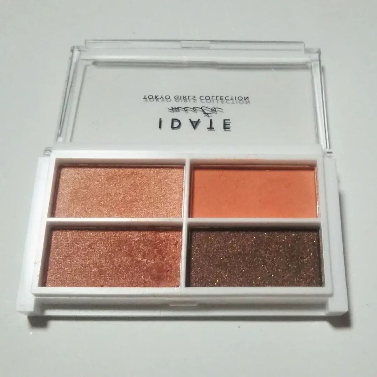 アイデイト アイシャドウパレット 01 コーラルブラウン/IDATE/アイシャドウパレットを使ったクチコミ（2枚目）
