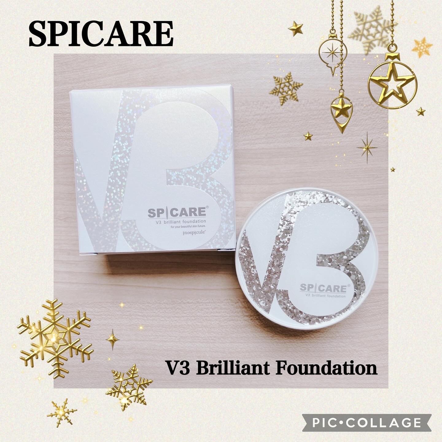 V3 ブリリアント ファンデーション/SPICARE/クッションファンデーションを使ったクチコミ（1枚目）