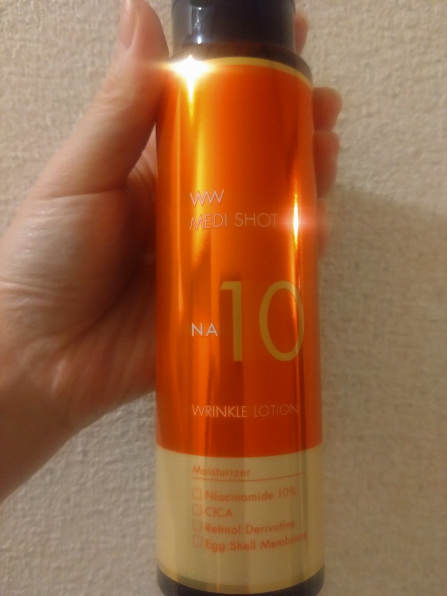 メディショットNA10 リンクル濃化粧水/MEDI SHOT/化粧水を使ったクチコミ（3枚目）