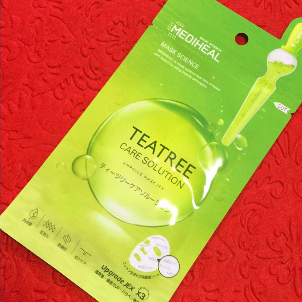 ティーツリーケアソリューション アンプルマスクJEX/MEDIHEAL/シートマスク・パックを使ったクチコミ（1枚目）