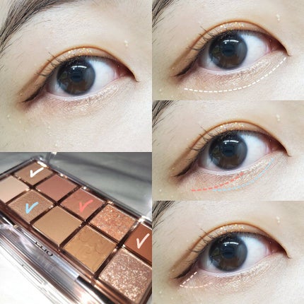 プロ アイ パレット/CLIO/アイシャドウパレットを使ったクチコミ(4枚目)