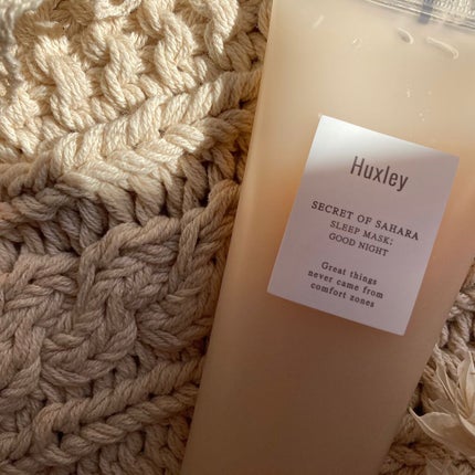 スリープマスク;グッドナイト/Huxley/洗い流すパック・マスクを使ったクチコミ(6枚目)