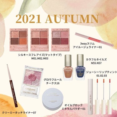 【公式】キャンメイク on LIPS 「秋の新商品をご紹介いたします✨新商品は9月下旬＆10月中旬から..」（1枚目）