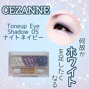 【寒色系】


目元が引き締まる♡


CEZANNE
Toneup Eye Shadow
05 ナイトネイビー (廃盤色)
¥638(税込)

COCOROIKI
アイデザインライナー
WT ラディア