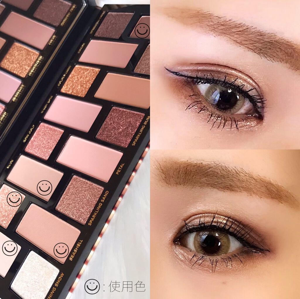 ボーン ディス ウェイ ザ ナチュラル ヌード アイシャドウ パレット/Too Faced/アイシャドウパレットを使ったクチコミ（3枚目）