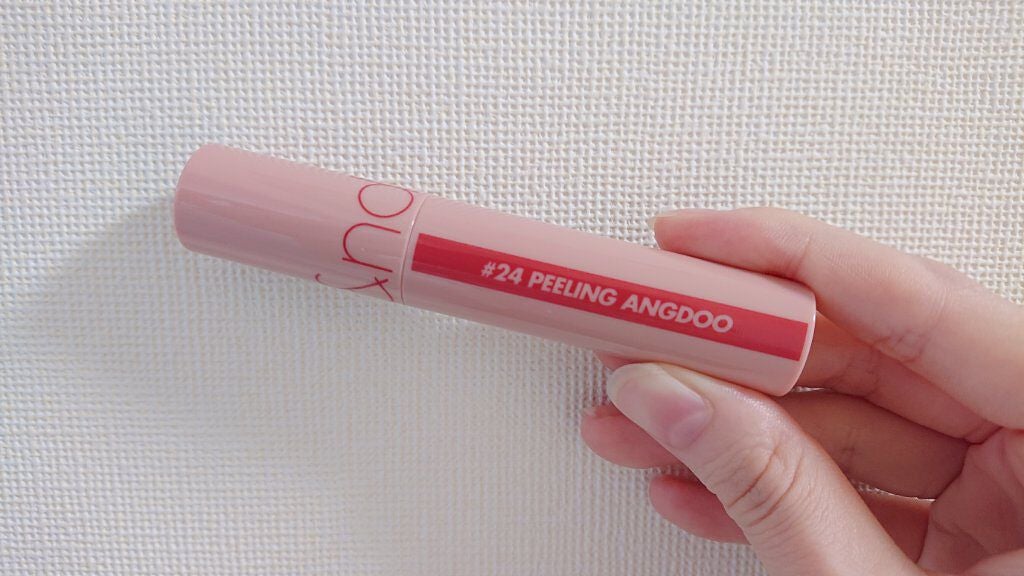 ジューシーラスティングティント/rom&nd/リップティントを使ったクチコミ(5枚目)