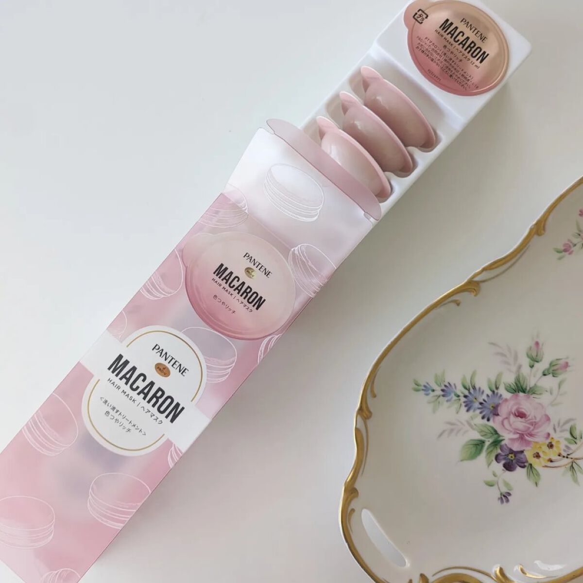 パンテーンマカロン ヘアマスク 色つやリッチ/パンテーン/ヘアマスク・ヘアパックを使ったクチコミ（2枚目）