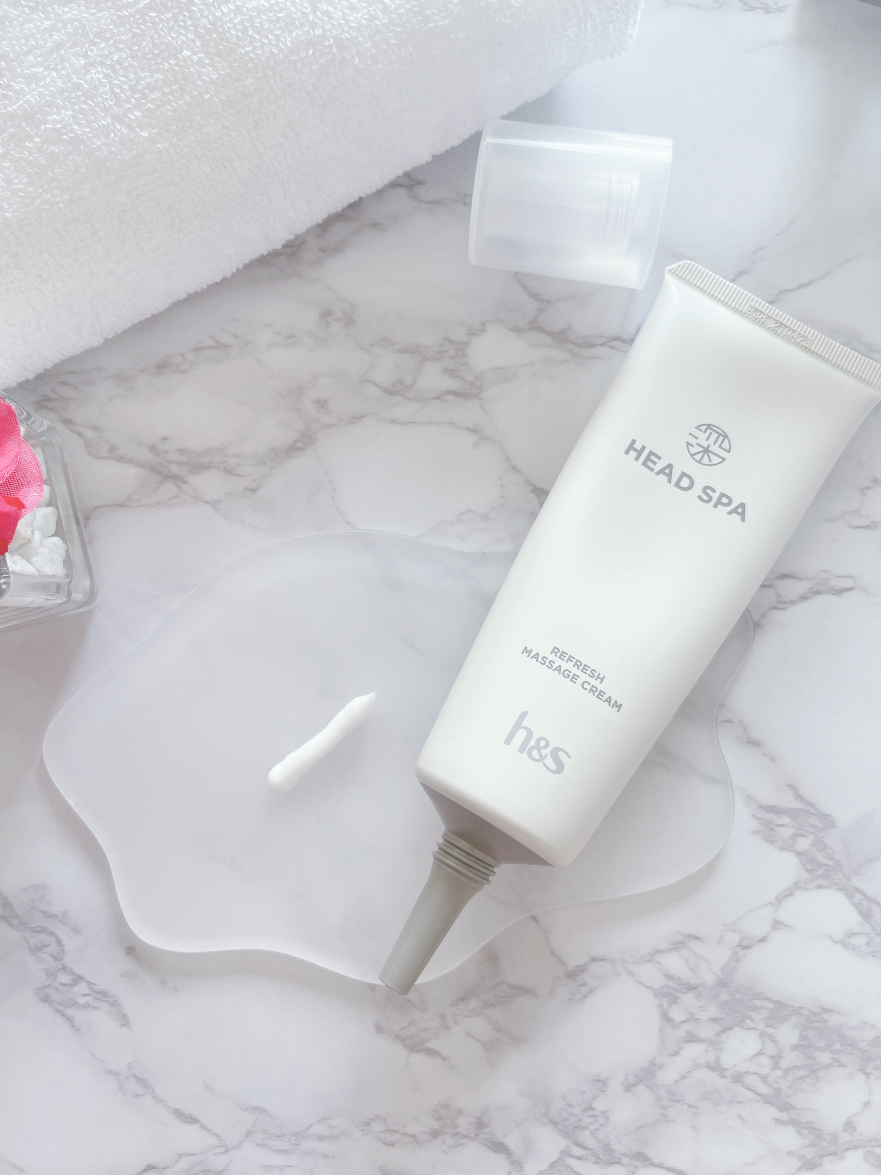 リフレッシュ マッサージクリーム/h&s/洗い流すヘアトリートメントを使ったクチコミ（2枚目）