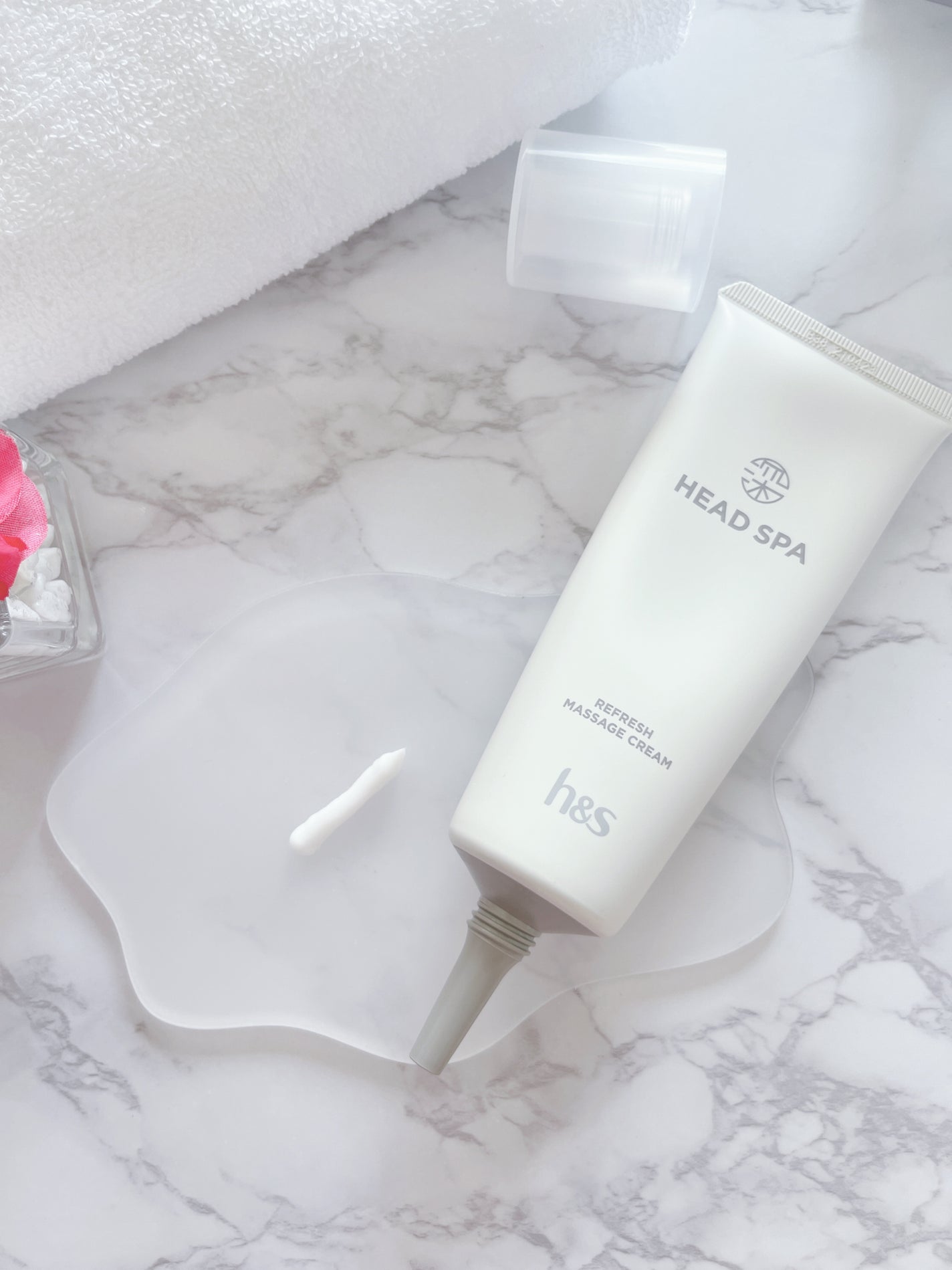 リフレッシュ マッサージクリーム/h&s/洗い流すヘアトリートメントを使ったクチコミ(2枚目)