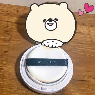 M クッション ファンデーション(モイスチャー)/MISSHA/クッションファンデーションを使ったクチコミ（2枚目）