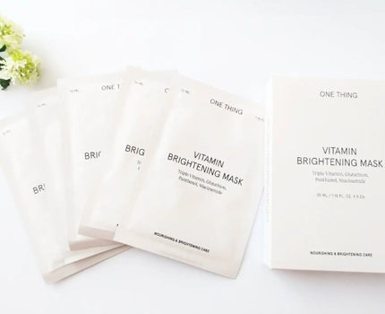 ビタミンブライトニングマスク/ONE THING/シートマスク・パックを使ったクチコミ(2枚目)