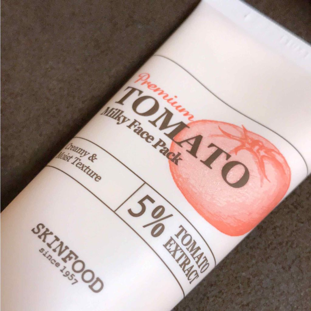 プレミアムトマト ミルキーフェイスパック/SKINFOOD/洗い流すパック・マスクを使ったクチコミ(1枚目)