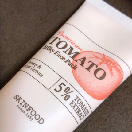 プレミアムトマト ミルキーフェイスパック/SKINFOOD/洗い流すパック・マスクを使ったクチコミ(1枚目)