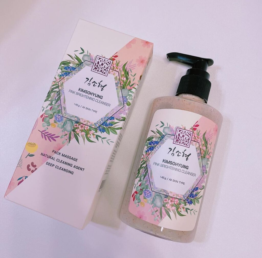 PINK BRIGHTENING CLEANSER/KIM SOHYUNG BEAUTY/オールインワン化粧品を使ったクチコミ（1枚目）