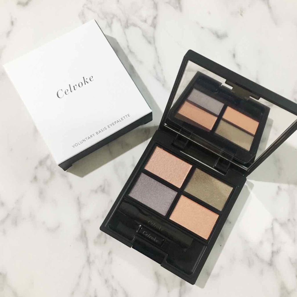 ヴォランタリー  アイパレット/Celvoke/アイシャドウパレットを使ったクチコミ（1枚目）