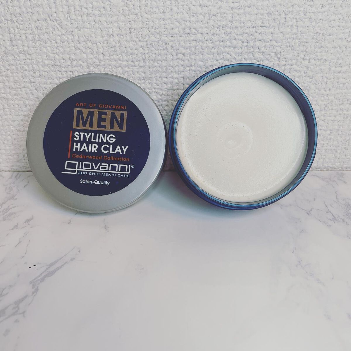 メンズヘアスタイリングクレイ/giovanni/ヘアワックス・クリームを使ったクチコミ（2枚目）