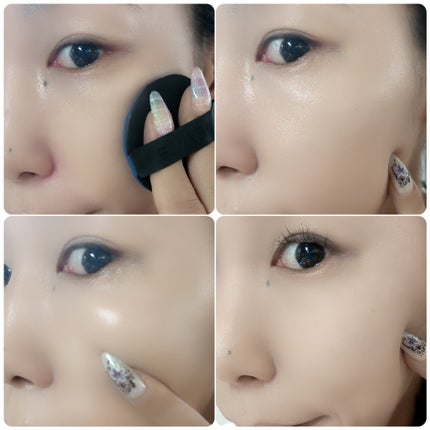 ベルベットジュエルクッション/BIVABOO/クッションファンデーションを使ったクチコミ(5枚目)