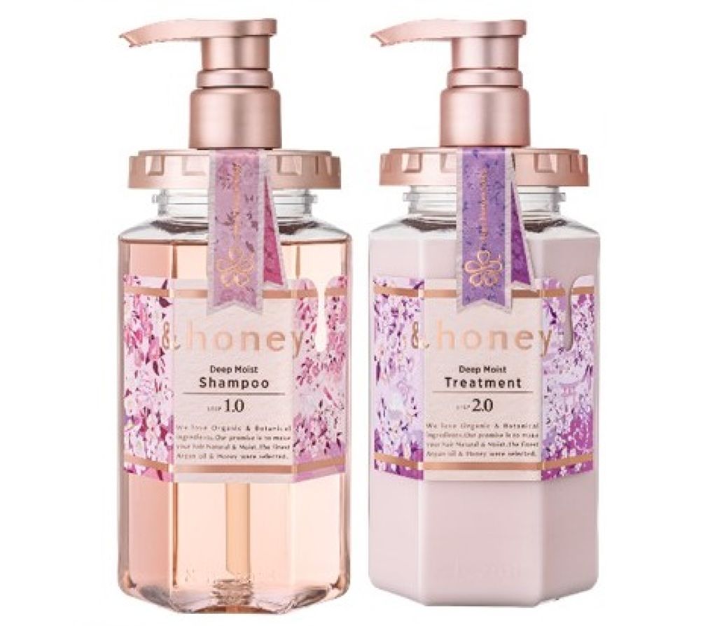 ディープモイスト 限定チェリーブロッサム シャンプー&ヘアトリートメントペアセット &honey