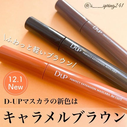 パーフェクトエクステンション マスカラ for カール/D-UP/マスカラを使ったクチコミ(1枚目)