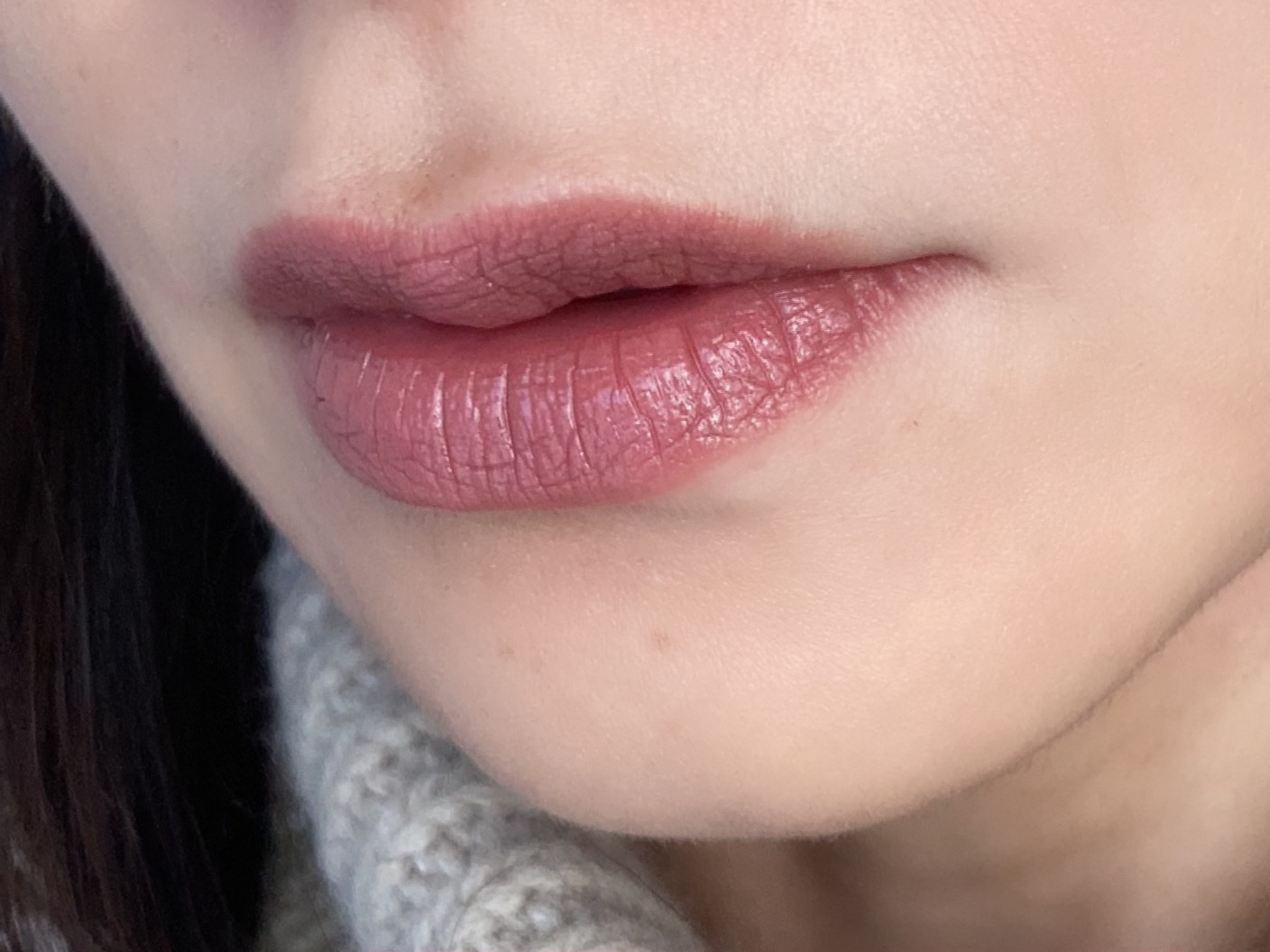 ルージュデコルテ　クリームグロウ 25G mauve beige/DECORTÉ/口紅を使ったクチコミ（3枚目）