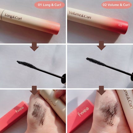 フィーJカールマスカラ ロングアンドカール/fwee/マスカラを使ったクチコミ(4枚目)