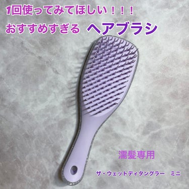 タングルティーザー ザ・アルティメットディタングラー ミニ/TANGLE TEEZER/ヘアブラシを使ったクチコミ（1枚目）