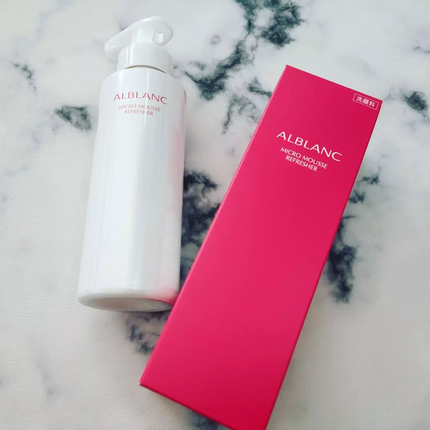 マイクロムース リフレッシャー/ALBLANC/泡洗顔を使ったクチコミ（2枚目）