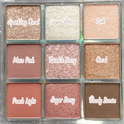 グリッターアイシャドウパレット/heimish/アイシャドウパレットを使ったクチコミ(3枚目)