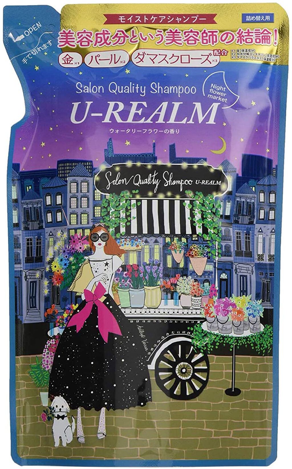 サロンクオリティシャンプー&トリートメント / Night flower market シャンプー詰め替え用400ml