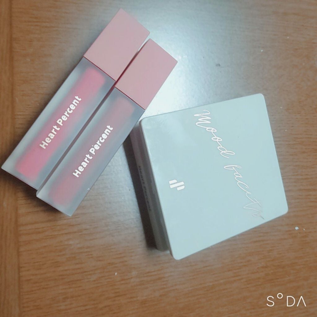 ドットオンムードベルベット/Heart Percent/口紅を使ったクチコミ(2枚目)