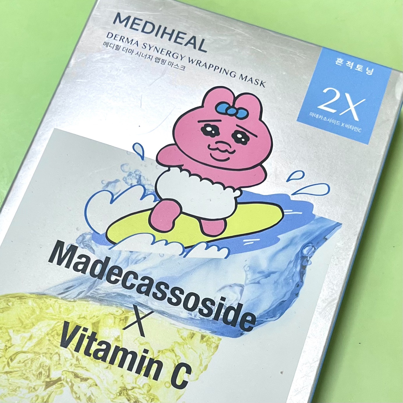 ダーマシナジー ラッピング マスク ブレミッシュ/MEDIHEAL/シートマスク・パックを使ったクチコミ（1枚目）