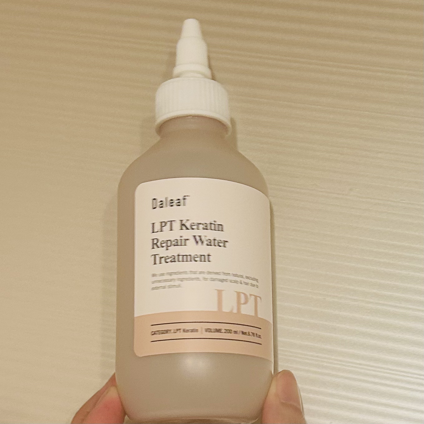 LPTケラチンリペアウォータートリートメント/Daleaf/洗い流すヘアトリートメントを使ったクチコミ（1枚目）