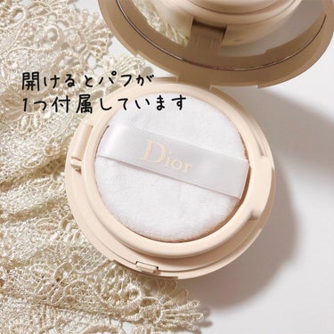 ディオールスキン フォーエヴァー クッション パウダー/Dior/ルースパウダーを使ったクチコミ（2枚目）