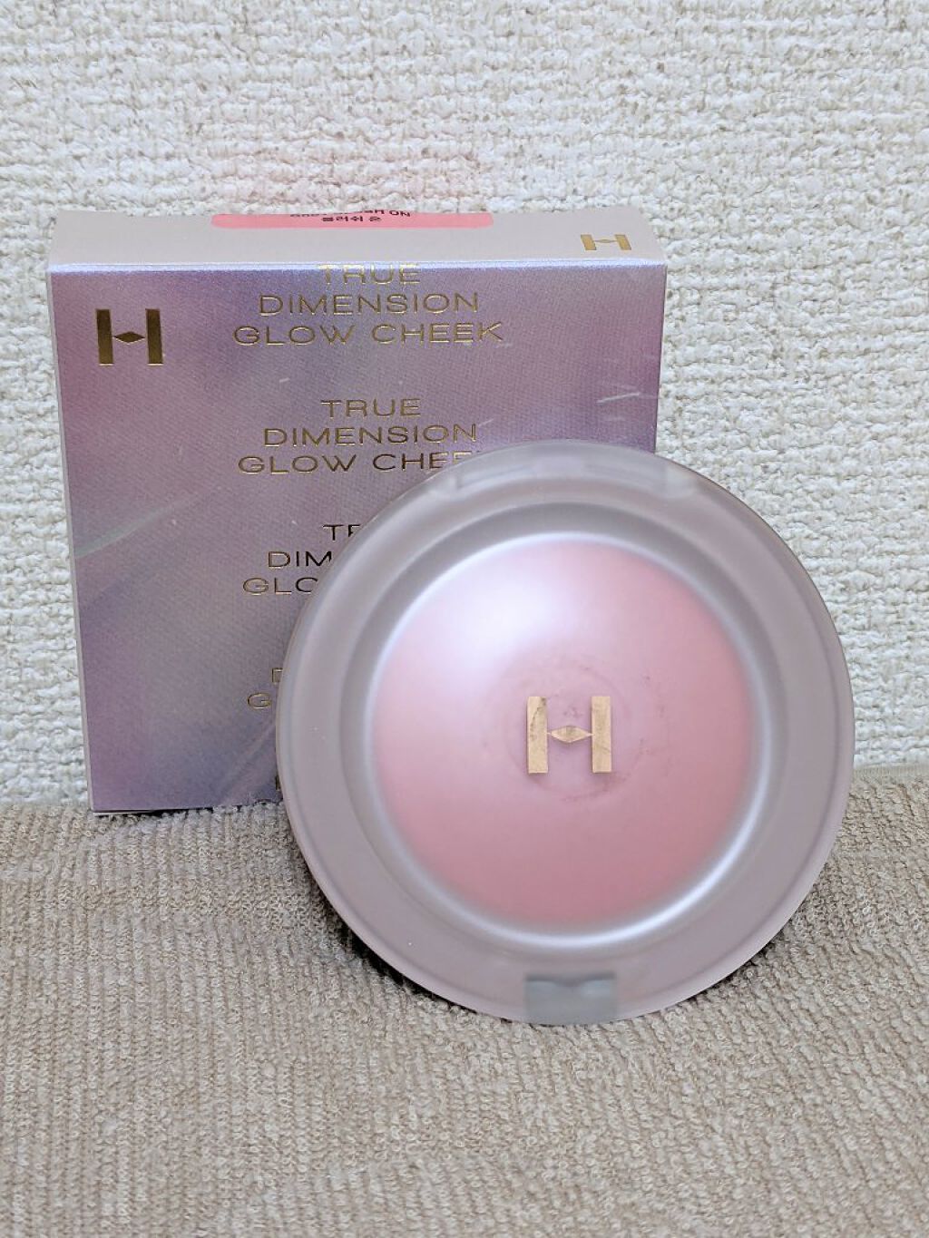 トゥルーディメンショングロウチーク/hince/パウダーチークを使ったクチコミ（1枚目）