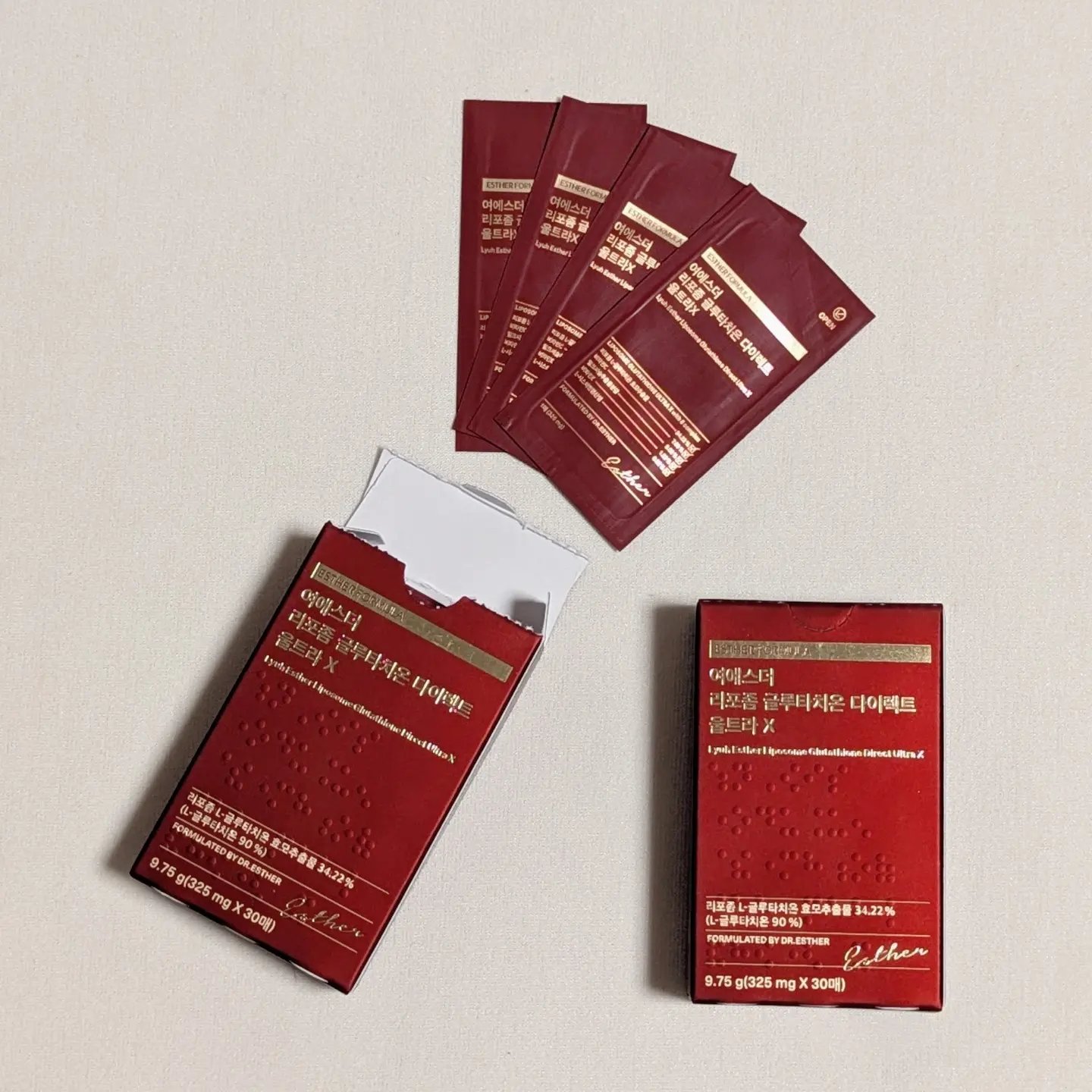 ヨエスターGLTダイレクトウルトラX/ESTHER FORMULA/美容サプリメントを使ったクチコミ（2枚目）