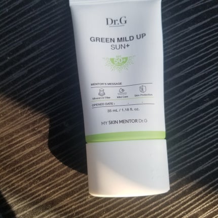 グリーンマイルドアップサンプラス/Dr.G/日焼け止めクリームを使ったクチコミ(1枚目)