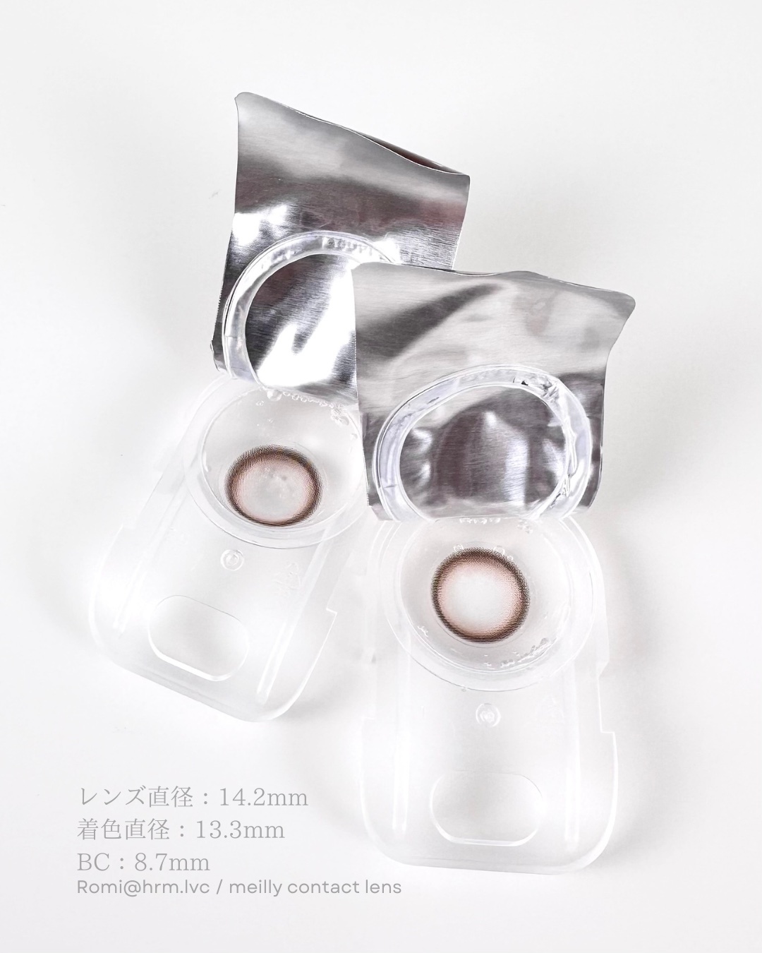 chiffon/meilly/ワンデー（１DAY）カラコンを使ったクチコミ（2枚目）
