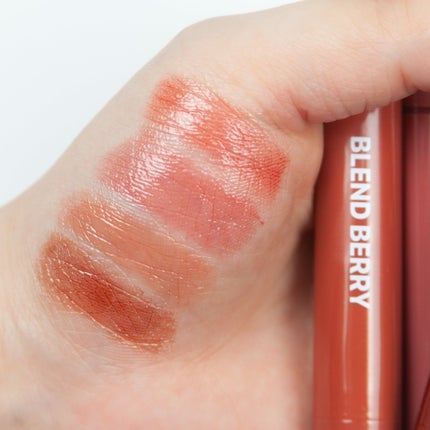 ブレンドベリー リップバルーン 002 惚気スカーレット/BLEND BERRY/口紅を使ったクチコミ(3枚目)