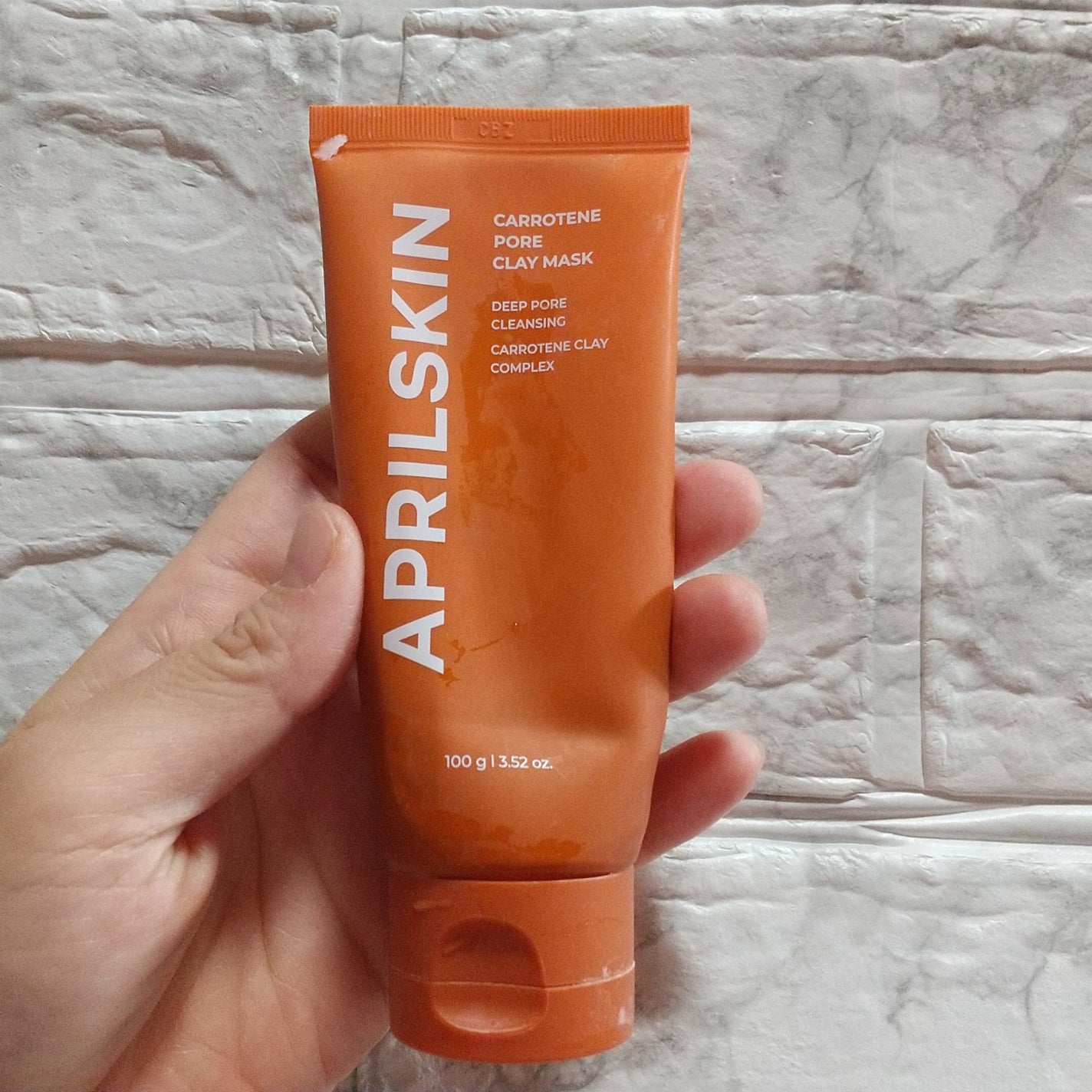 カロテン毛穴レスクレイパック/APRILSKIN/洗い流すパック・マスクを使ったクチコミ(2枚目)