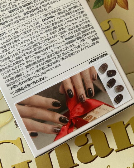 セミキュアジェルネイル(ハンド)/ohora/ネイルシールを使ったクチコミ(4枚目)