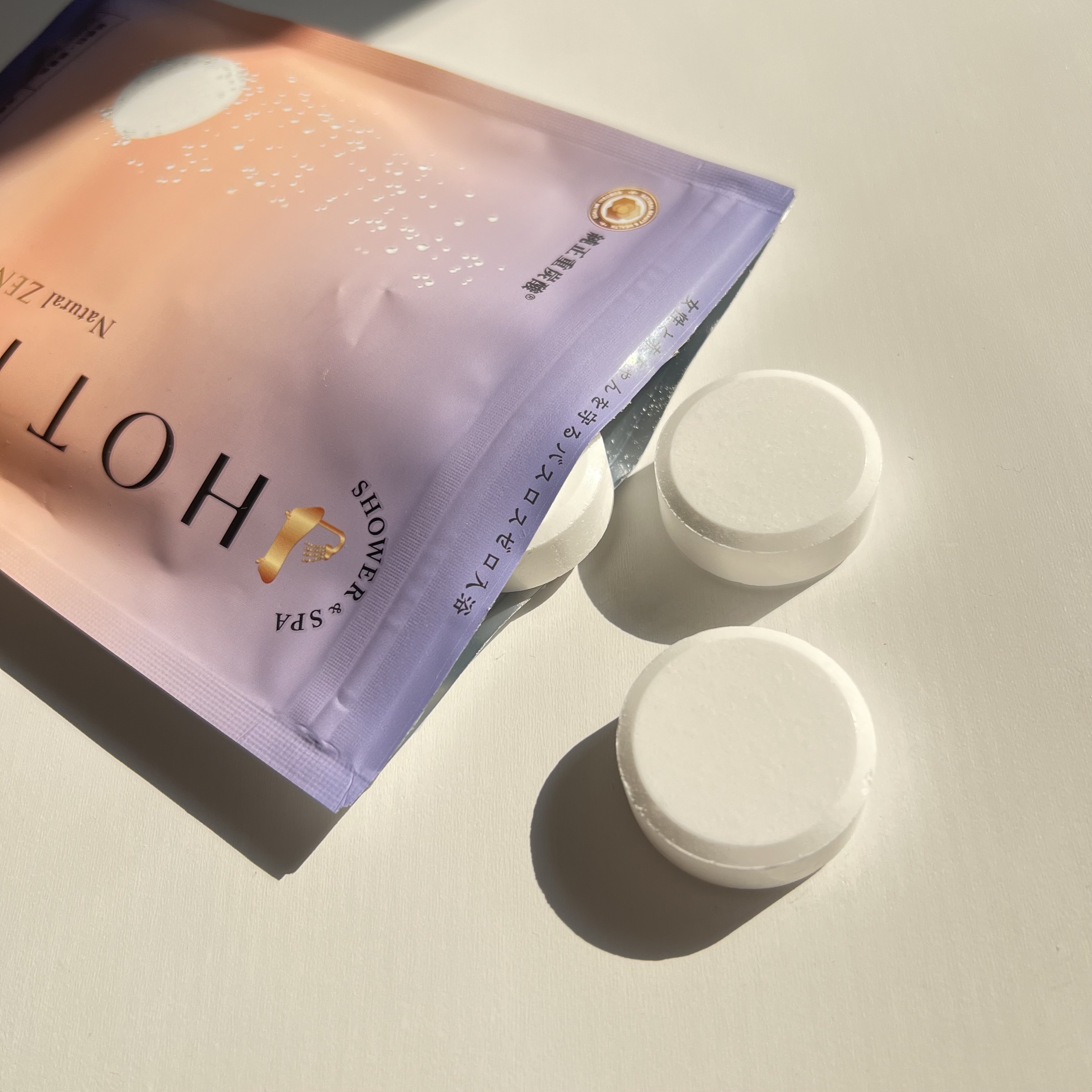 HOT TAB NATURAL ZEN SHOWER/HOT TAB/炭酸系入浴剤を使ったクチコミ（1枚目）