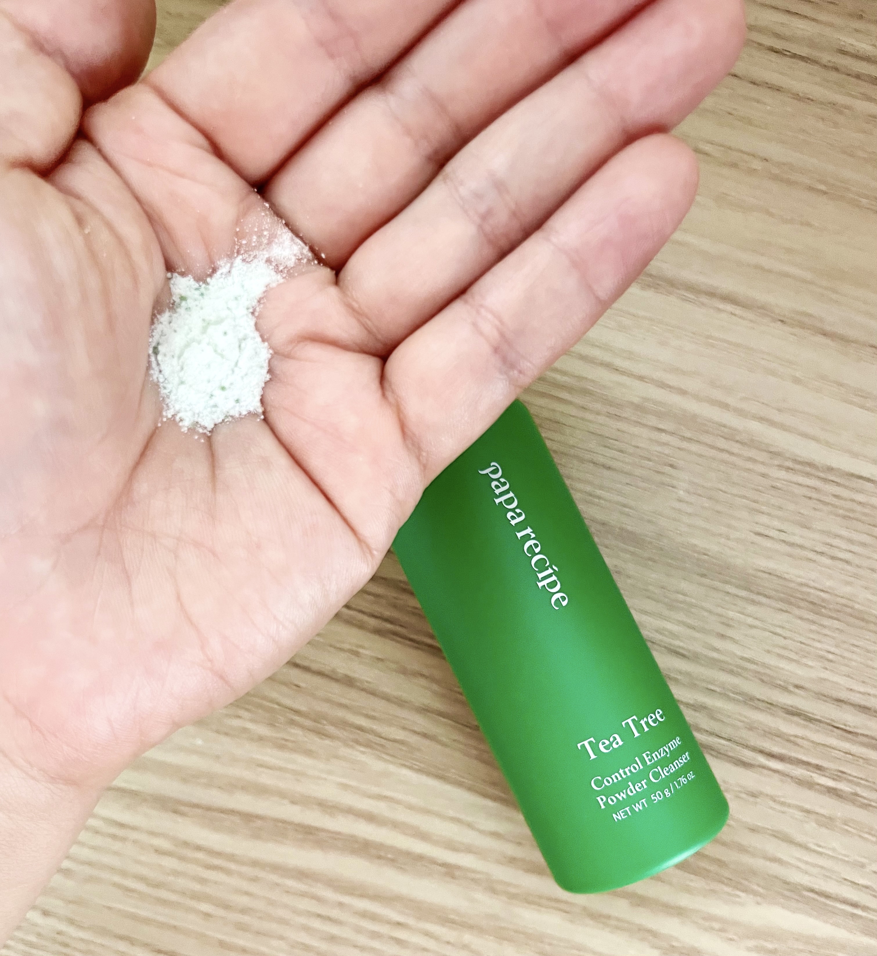ティーツリーコントロール酵素洗顔パウダー/PAPA RECIPE/洗顔パウダーを使ったクチコミ（2枚目）