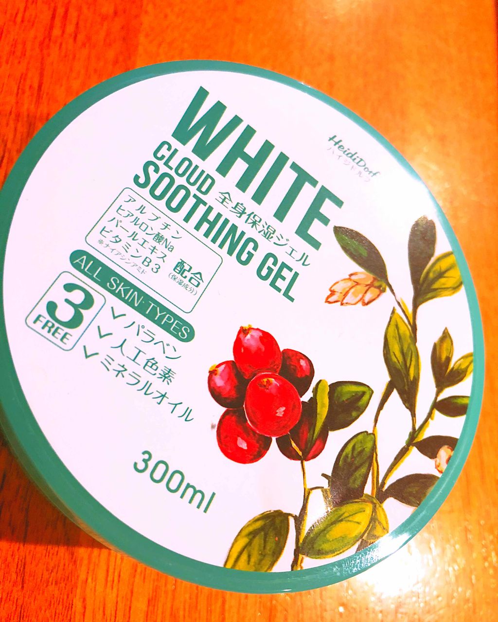 ホワイト スージングジェル/ハイジドルフ/ボディローションを使ったクチコミ（1枚目）