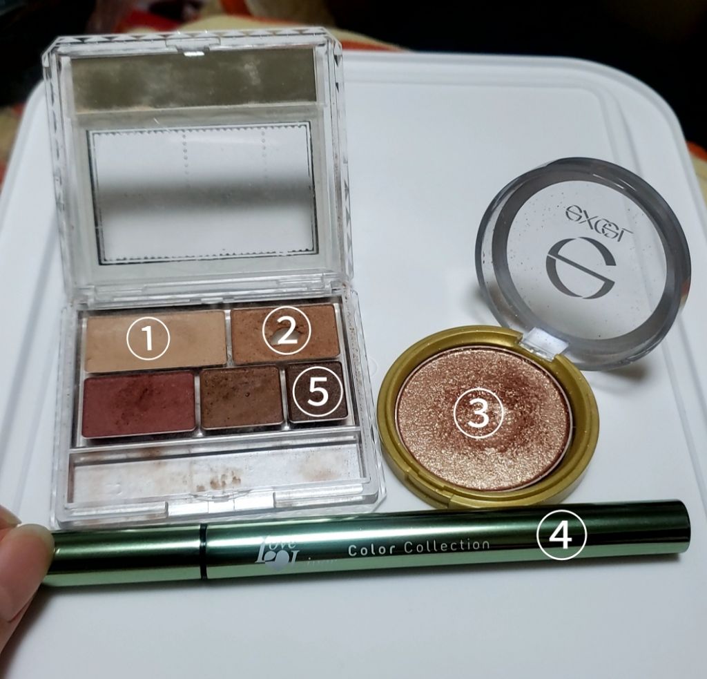 パーフェクトマルチアイズ/キャンメイク/アイシャドウパレットを使ったクチコミ（2枚目）