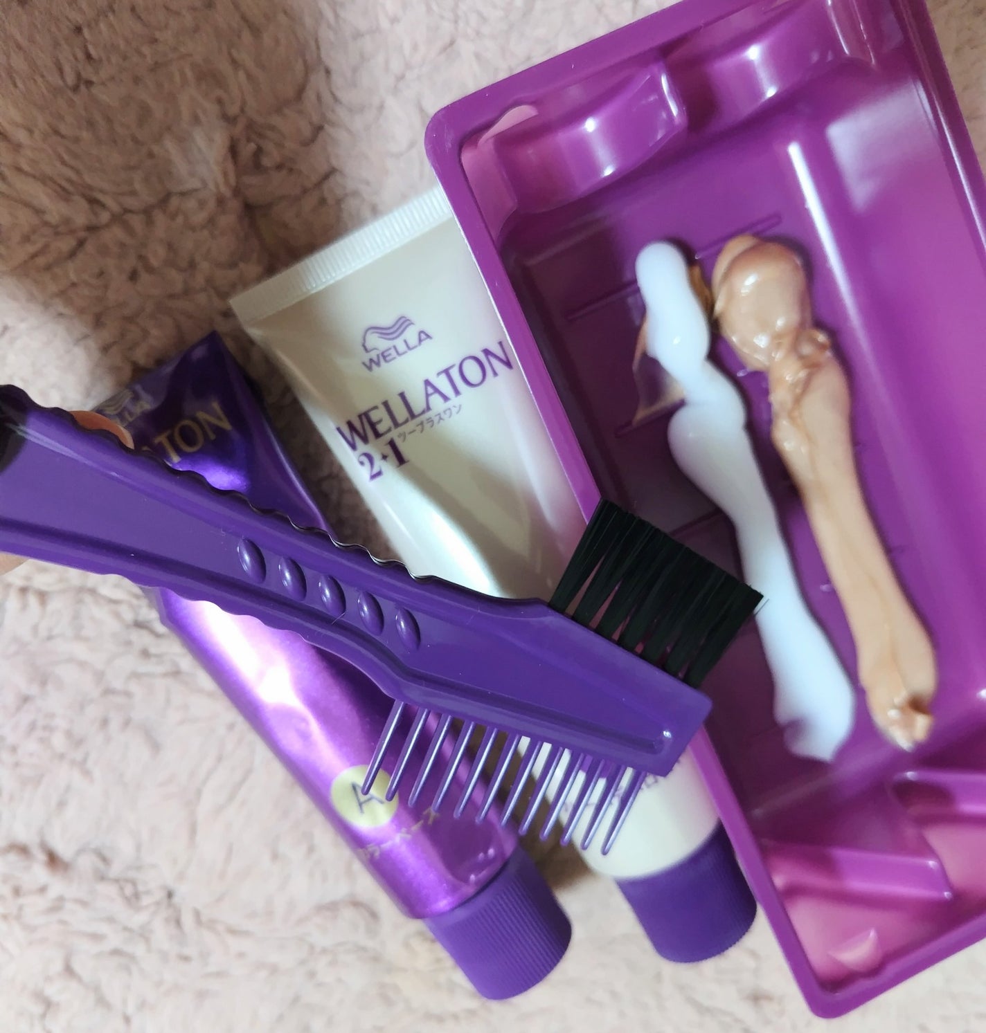 ウエラトーン ツープラスワン クリームタイプ/ウエラ/ヘアカラーを使ったクチコミ(4枚目)