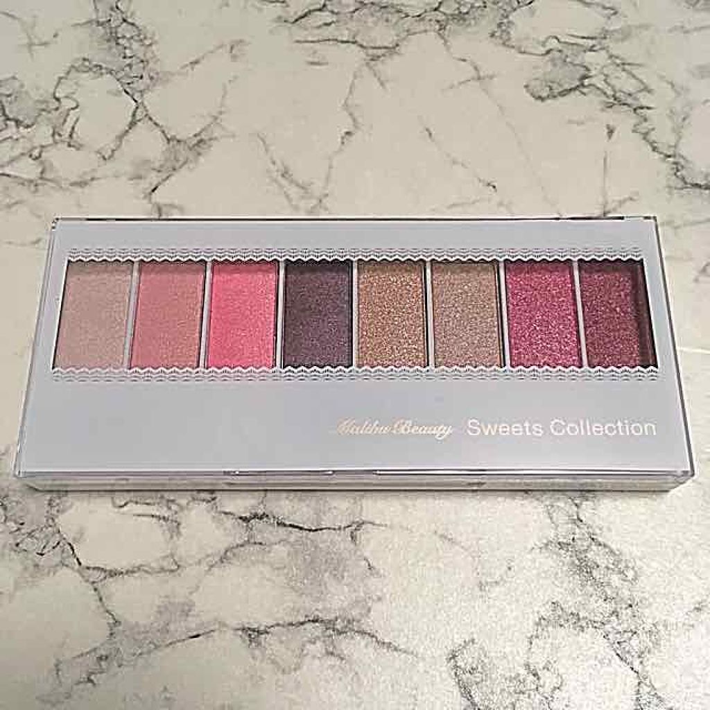 スイーツコレクション/マリブビューティー/アイシャドウパレットを使ったクチコミ(3枚目)