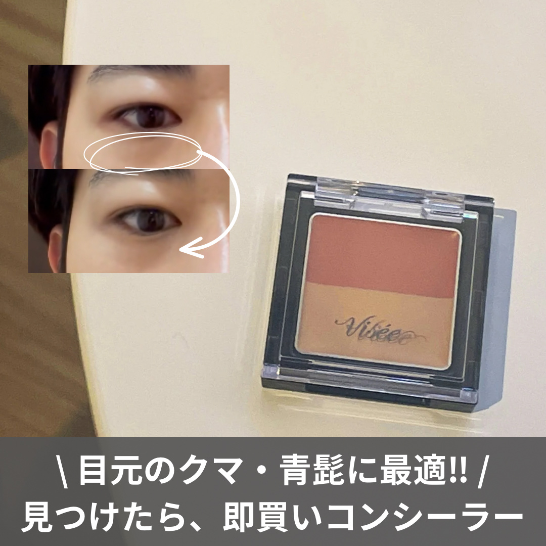 リシェ レッドトリック アイコンシーラー/Visée/パレットコンシーラーを使ったクチコミ（1枚目）