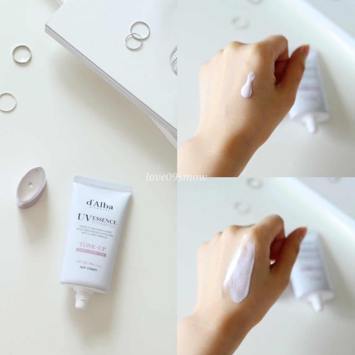 ウォータフルトーンアップサンクリーム/ダルバ/日焼け止めクリームを使ったクチコミ（3枚目）
