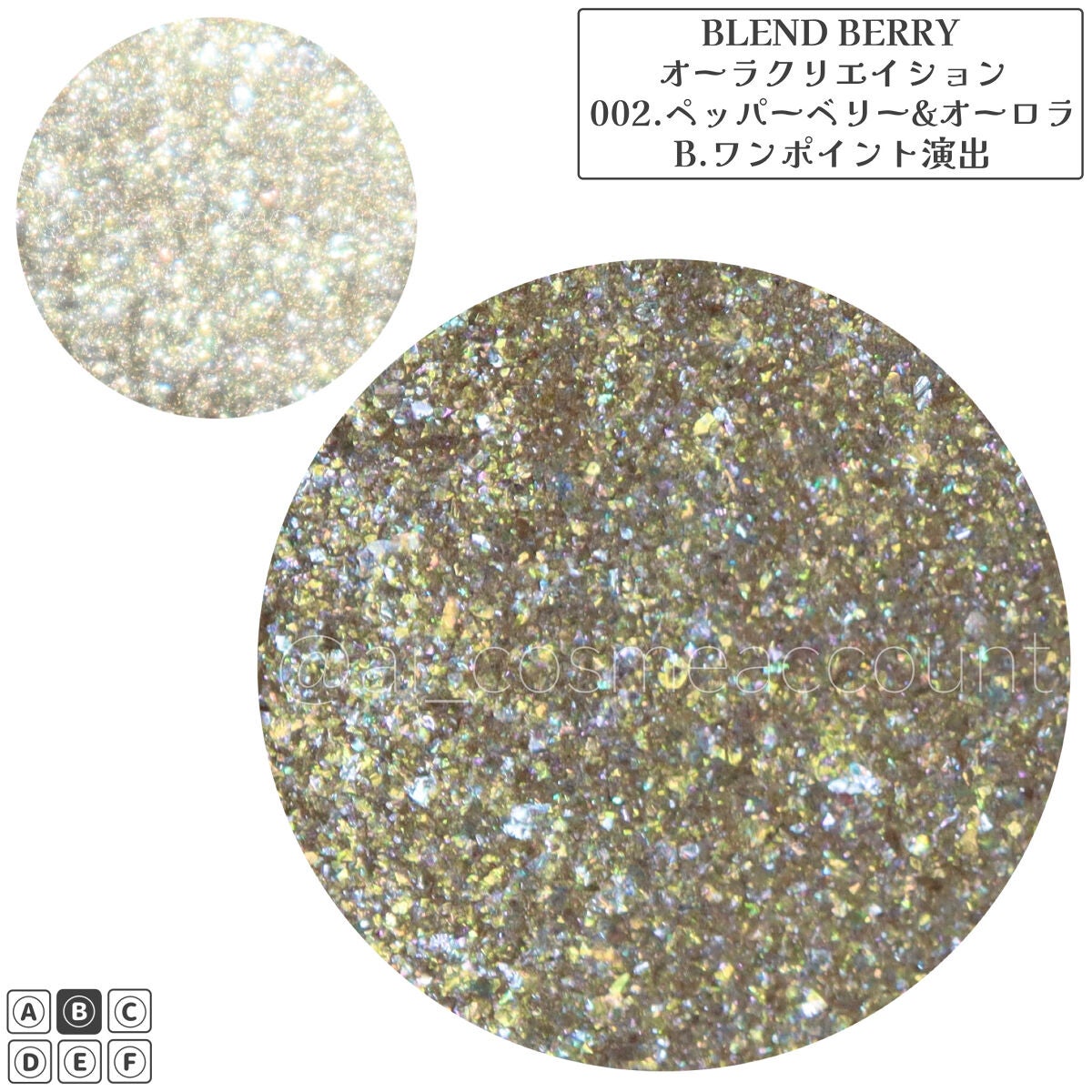 オーラクリエイション/BLEND BERRY/アイシャドウパレットを使ったクチコミ(3枚目)