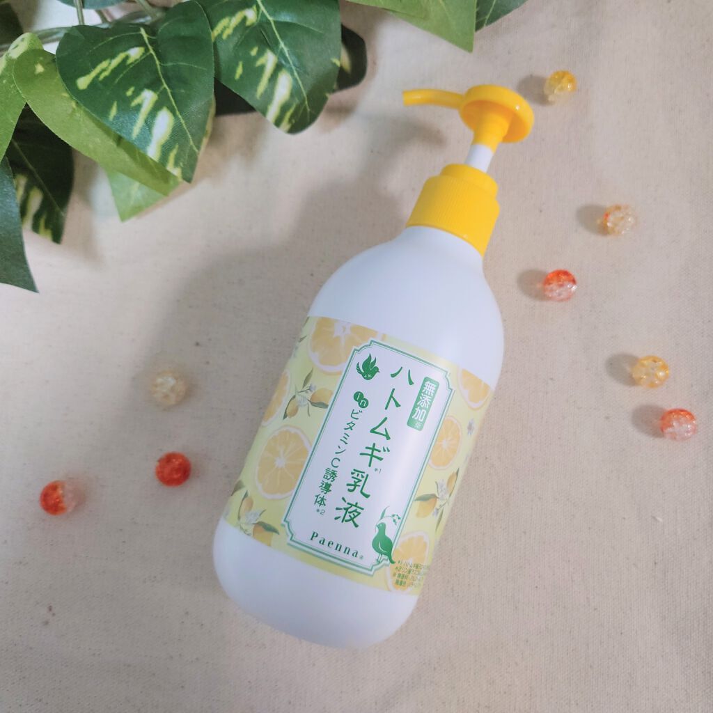 ハトムギ乳液inビタミンC誘導体/パエンナ/乳液を使ったクチコミ（2枚目）